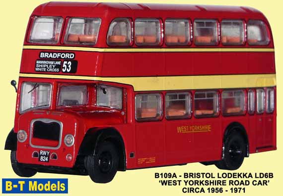 West Yorkshire Bristol Lodekka LD6B ECW.